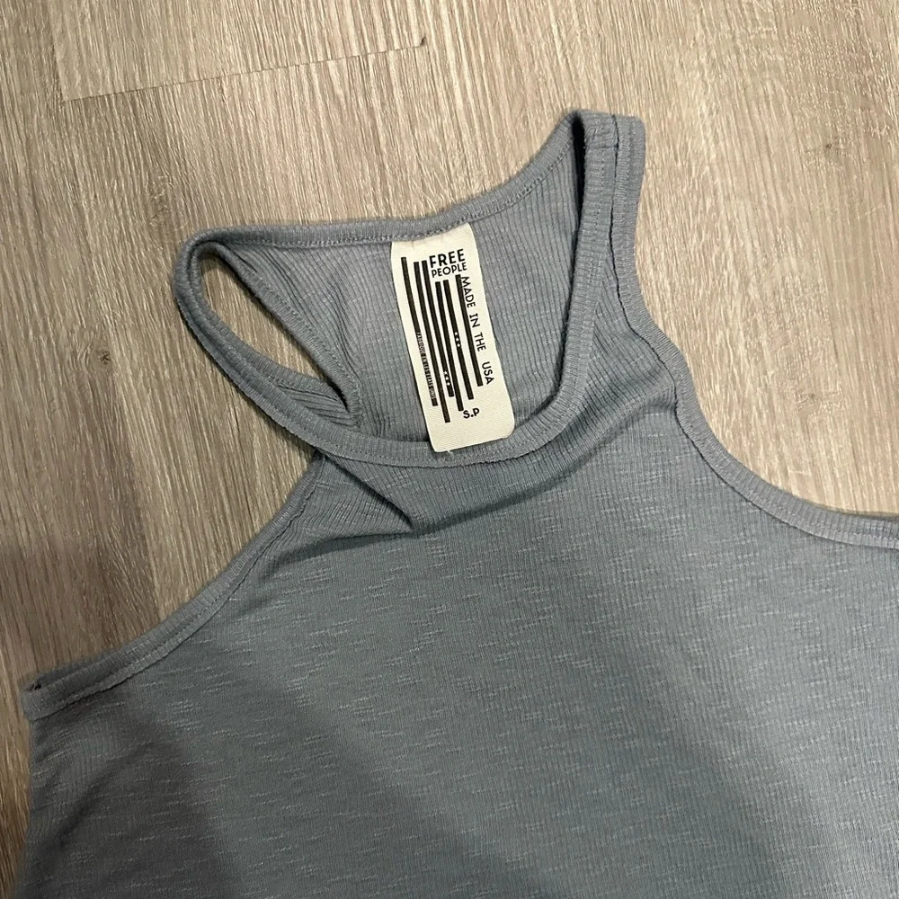 Free People Slate Blue Tank Top